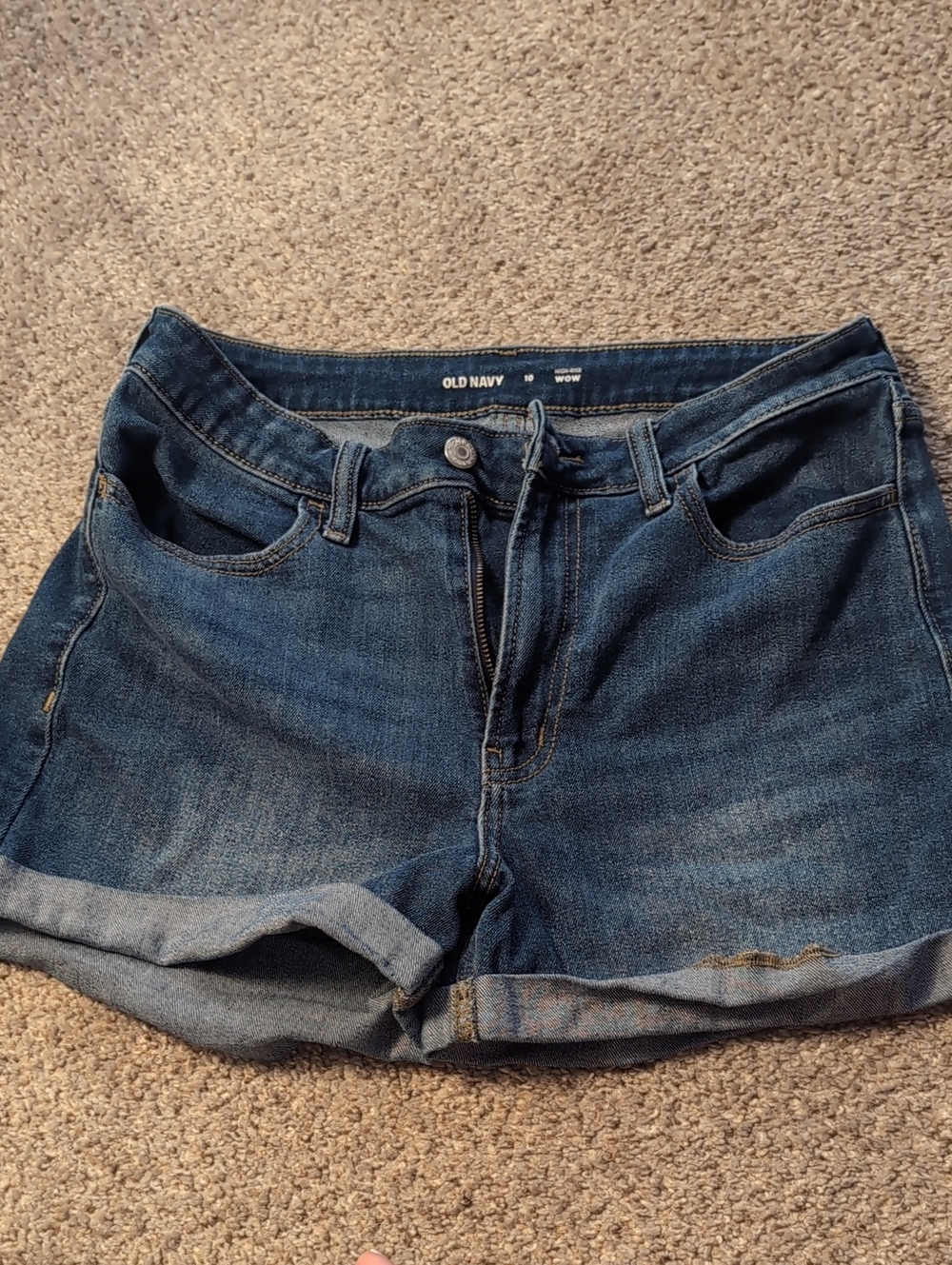 Old Navy Women's High Rise WOW Size 10 Denim Shorts